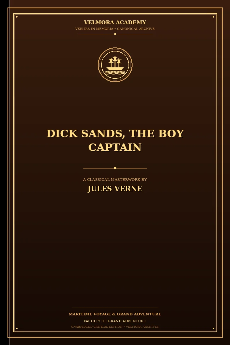 Cover of Dick Sands, the Boy Captain