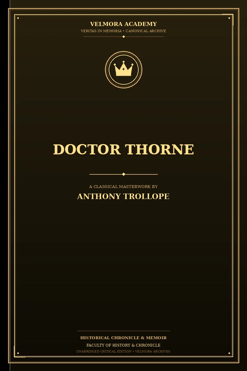 Cover of Doctor Thorne