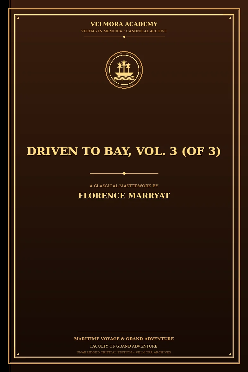 Cover of Driven to bay, Vol. 3 (of 3)