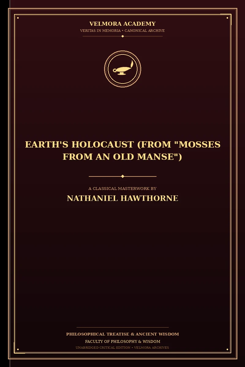 Cover of Earth's Holocaust (From "Mosses from an Old Manse")
