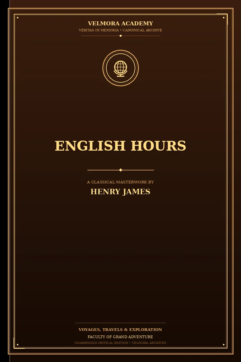 Cover of English Hours