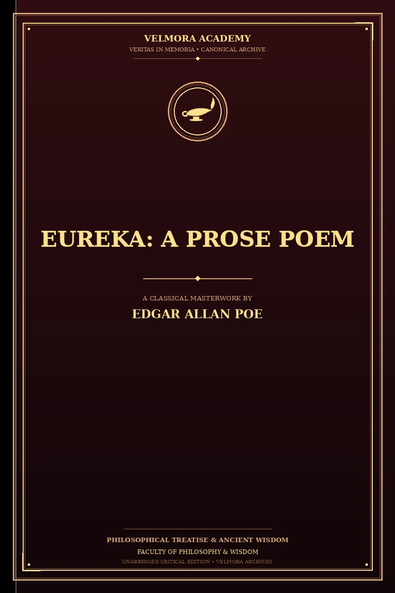 Cover of Eureka: A Prose Poem
