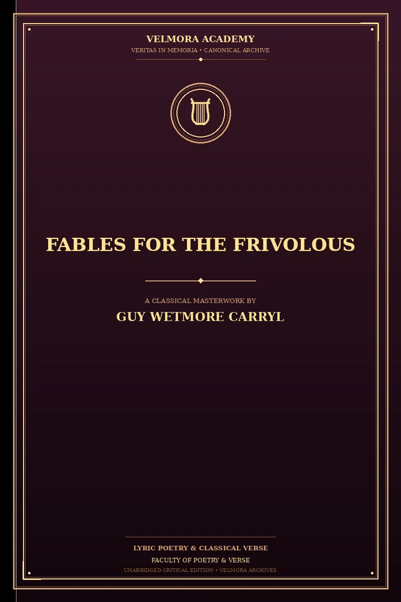 Cover of Fables for the Frivolous