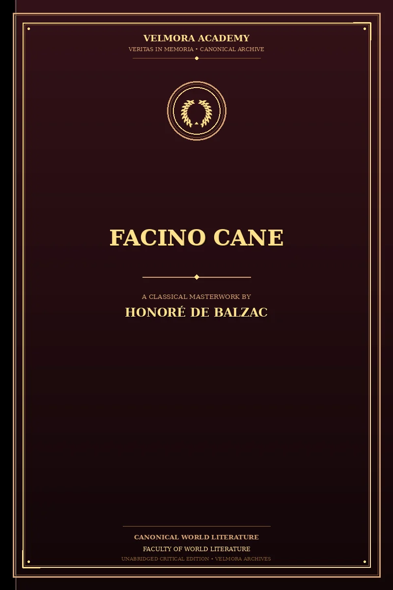 Cover of Facino Cane