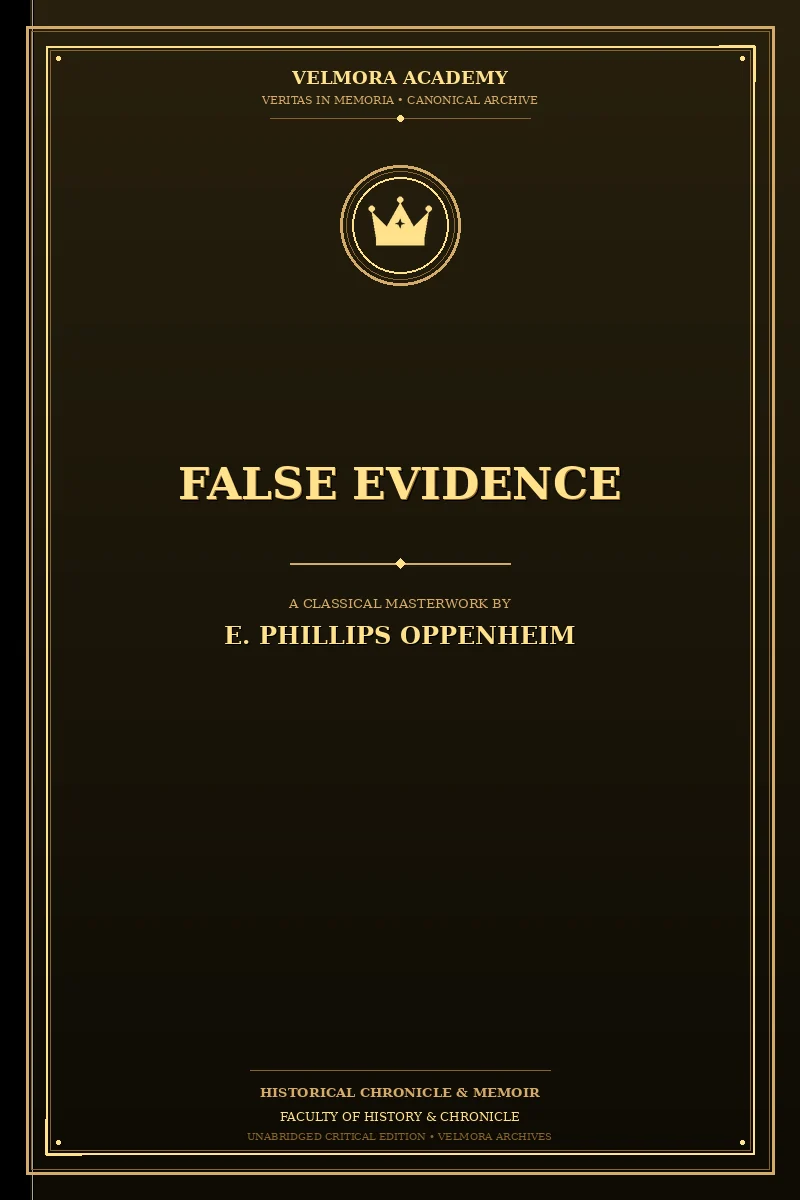 Cover of False Evidence