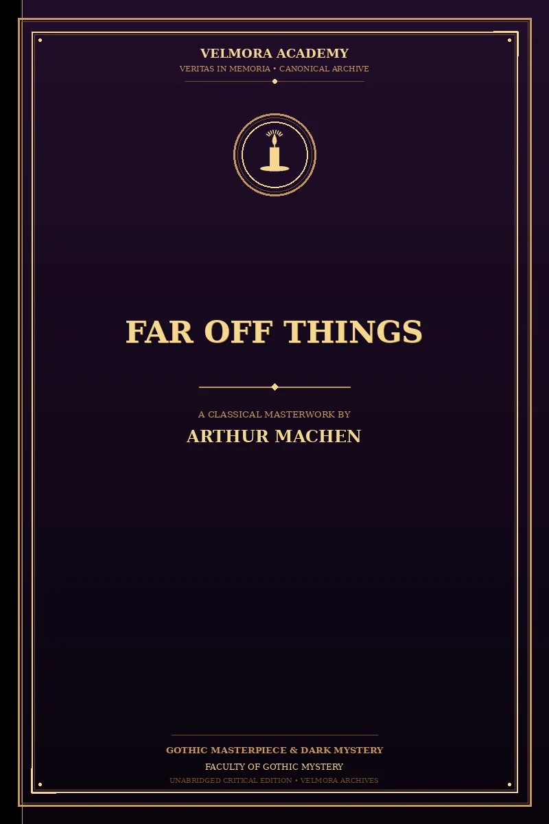 Cover of Far Off Things
