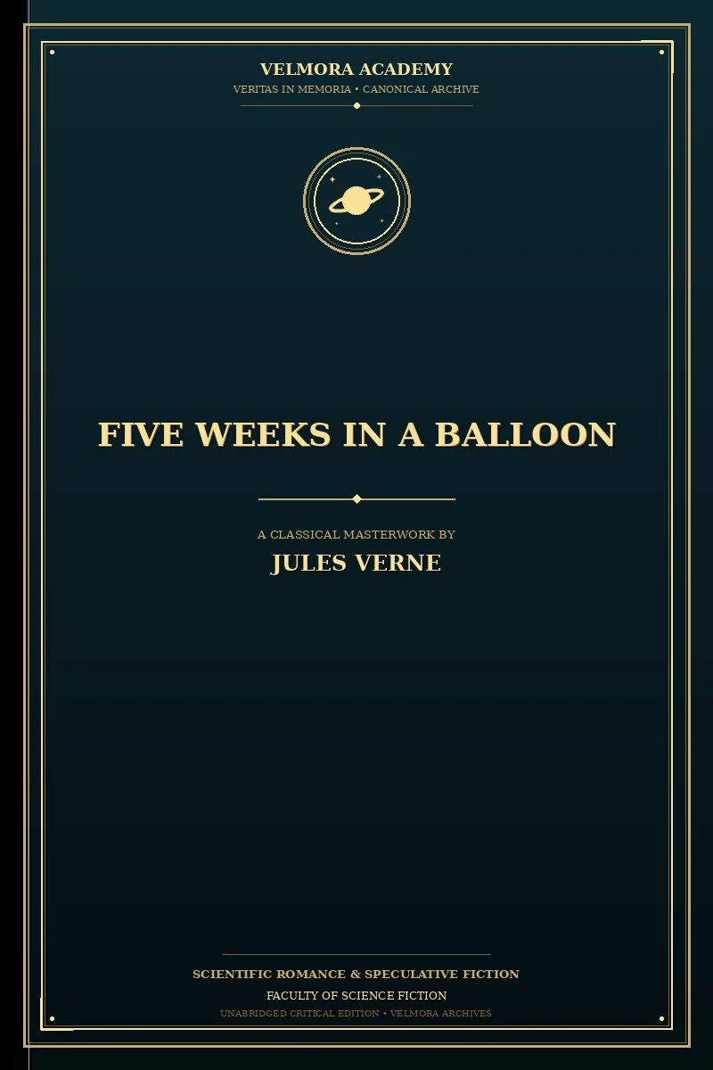 Cover of Five Weeks in a Balloon