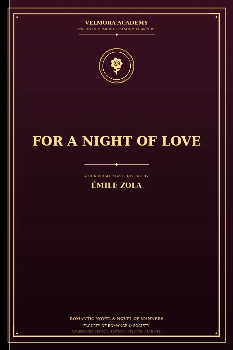 Cover of For a Night of Love
