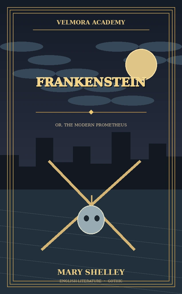 Cover of Frankenstein; or, The Modern Prometheus