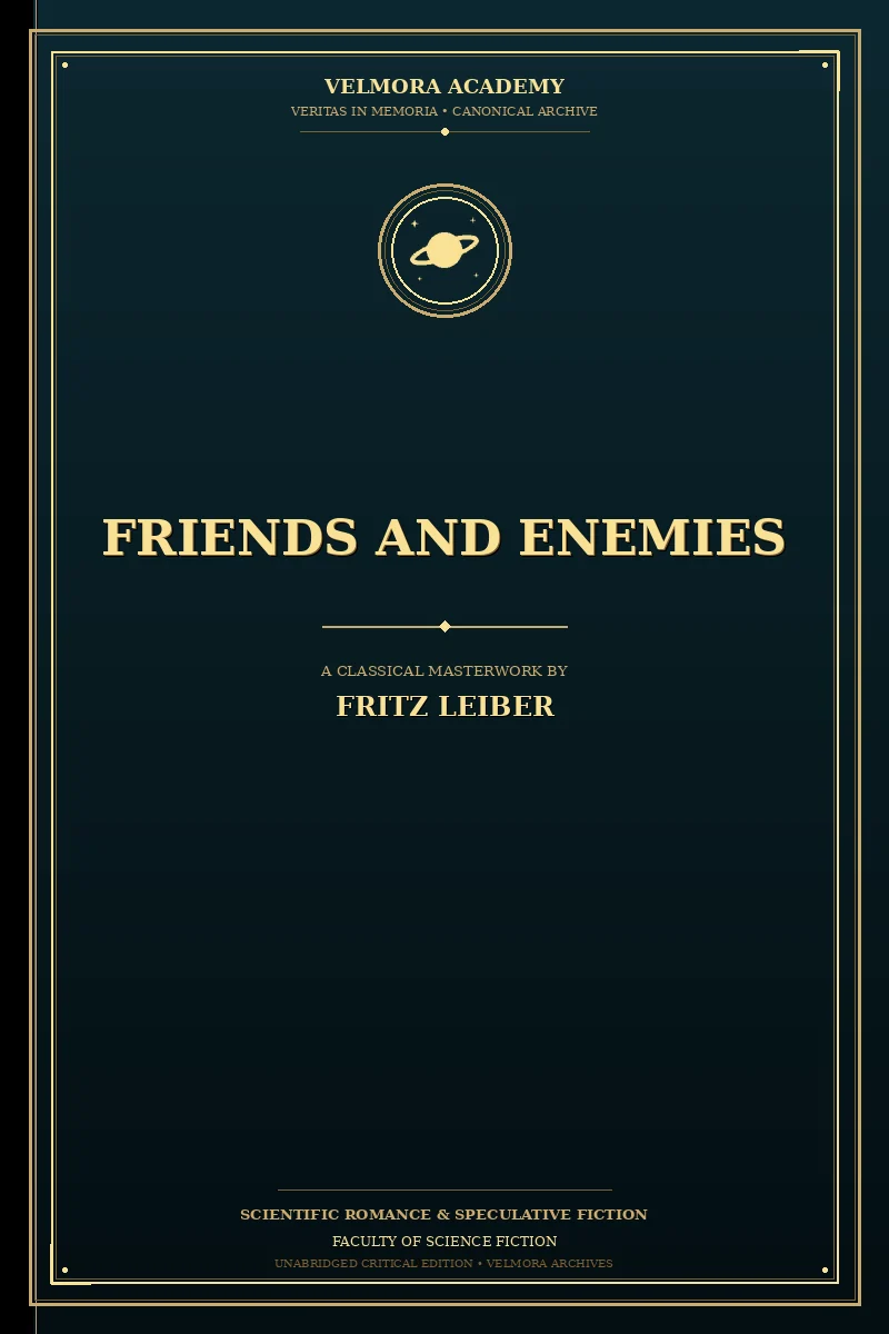 Cover of Friends and Enemies