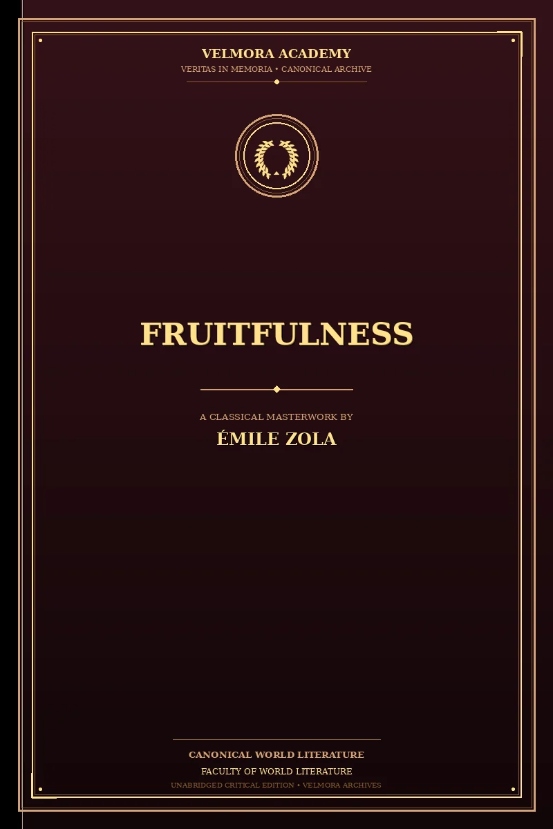 Cover of Fruitfulness