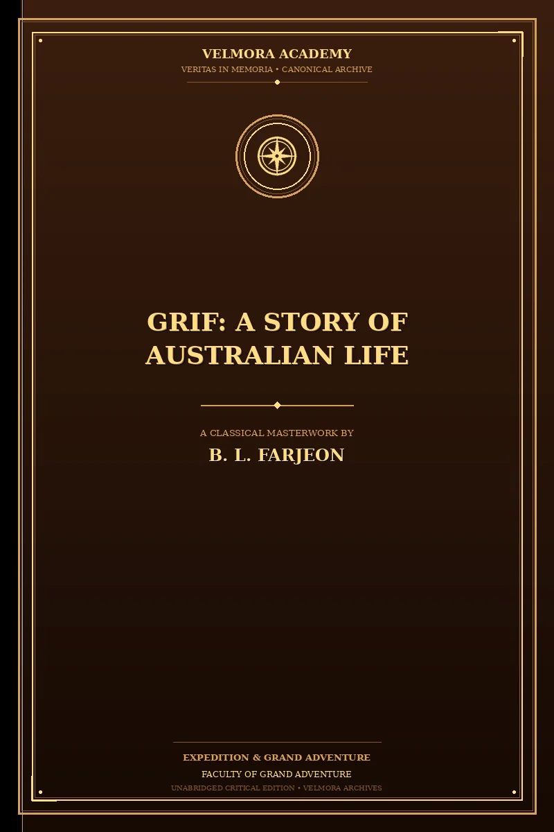 Cover of Grif: A Story of Australian Life