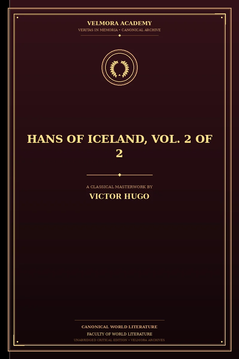 Cover of Hans of Iceland, Vol. 2 of 2