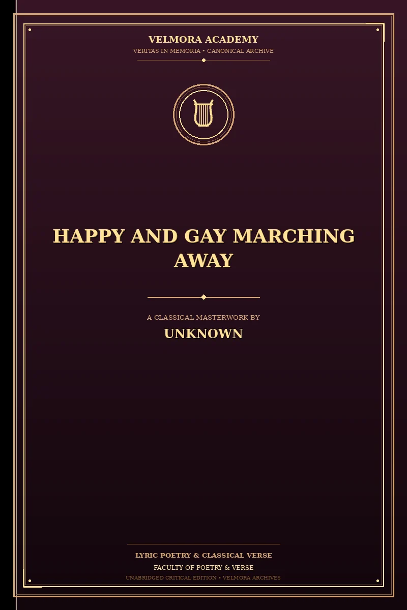 Cover of Happy and Gay Marching Away