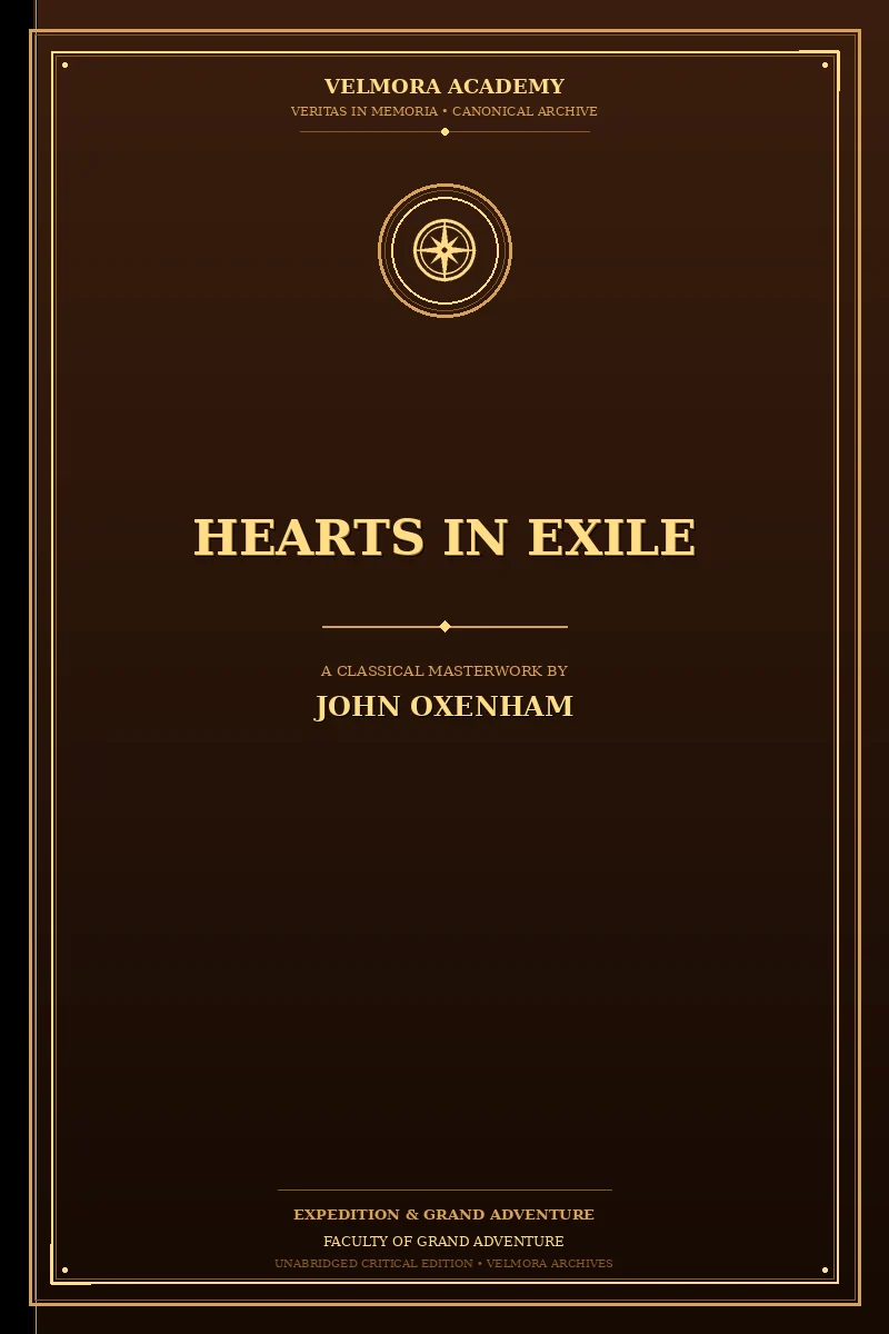 Cover of Hearts in exile