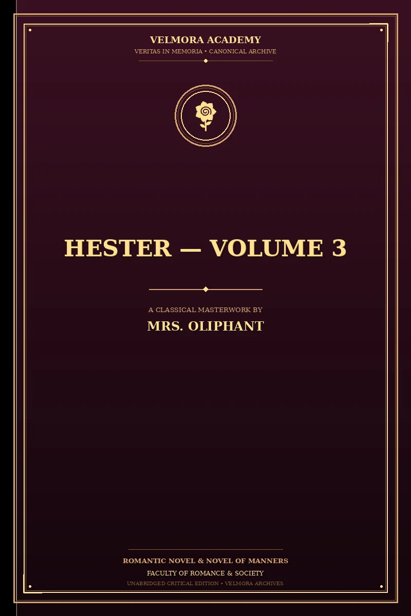 Cover of Hester — Volume 3