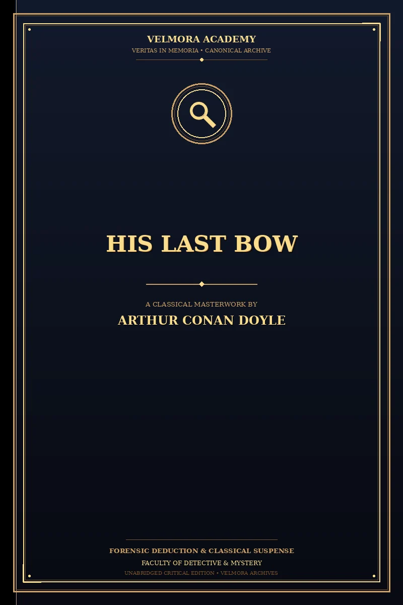 Cover of His Last Bow