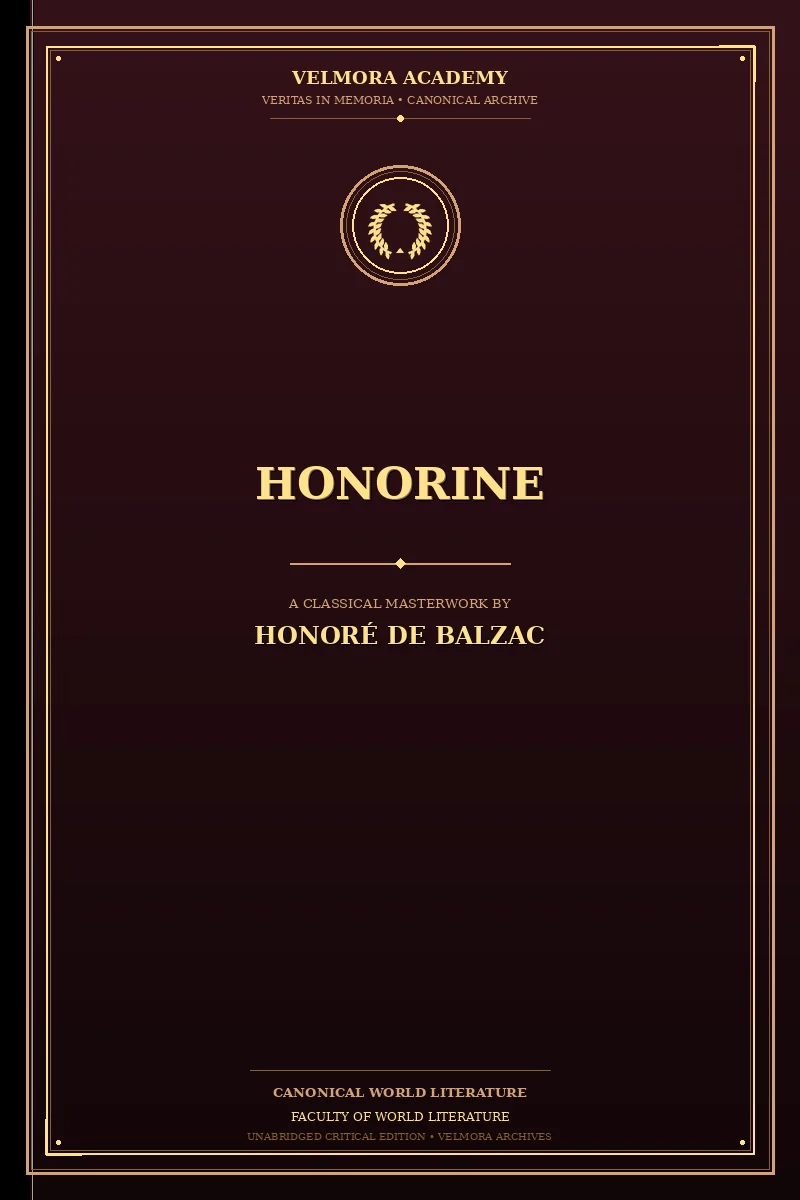 Cover of Honorine