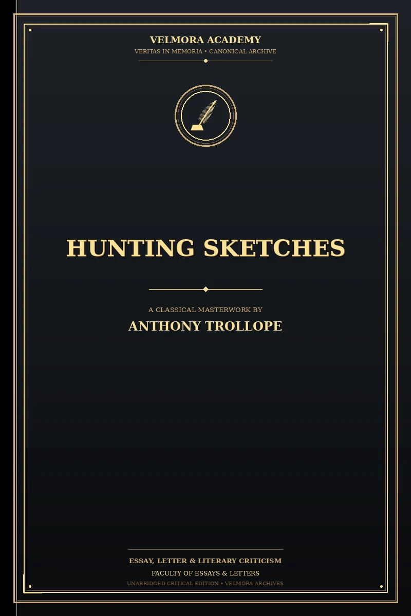 Cover of Hunting Sketches