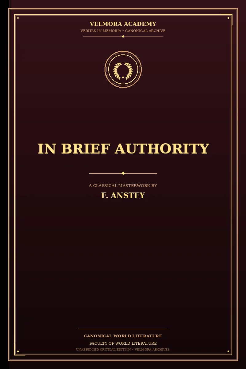 Cover of In Brief Authority