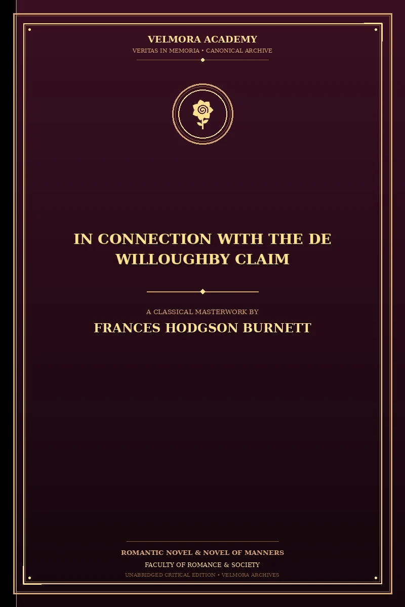 Cover of In Connection with the De Willoughby Claim