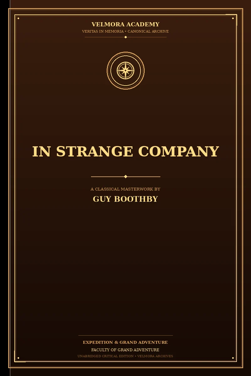 Cover of In Strange Company