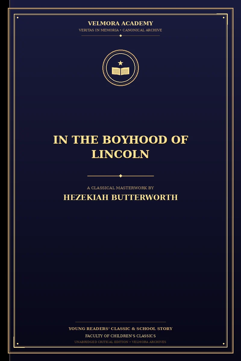 Cover of In The Boyhood of Lincoln