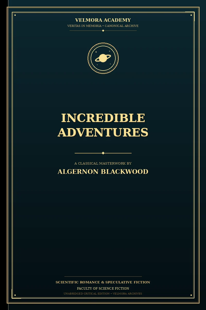Cover of Incredible Adventures