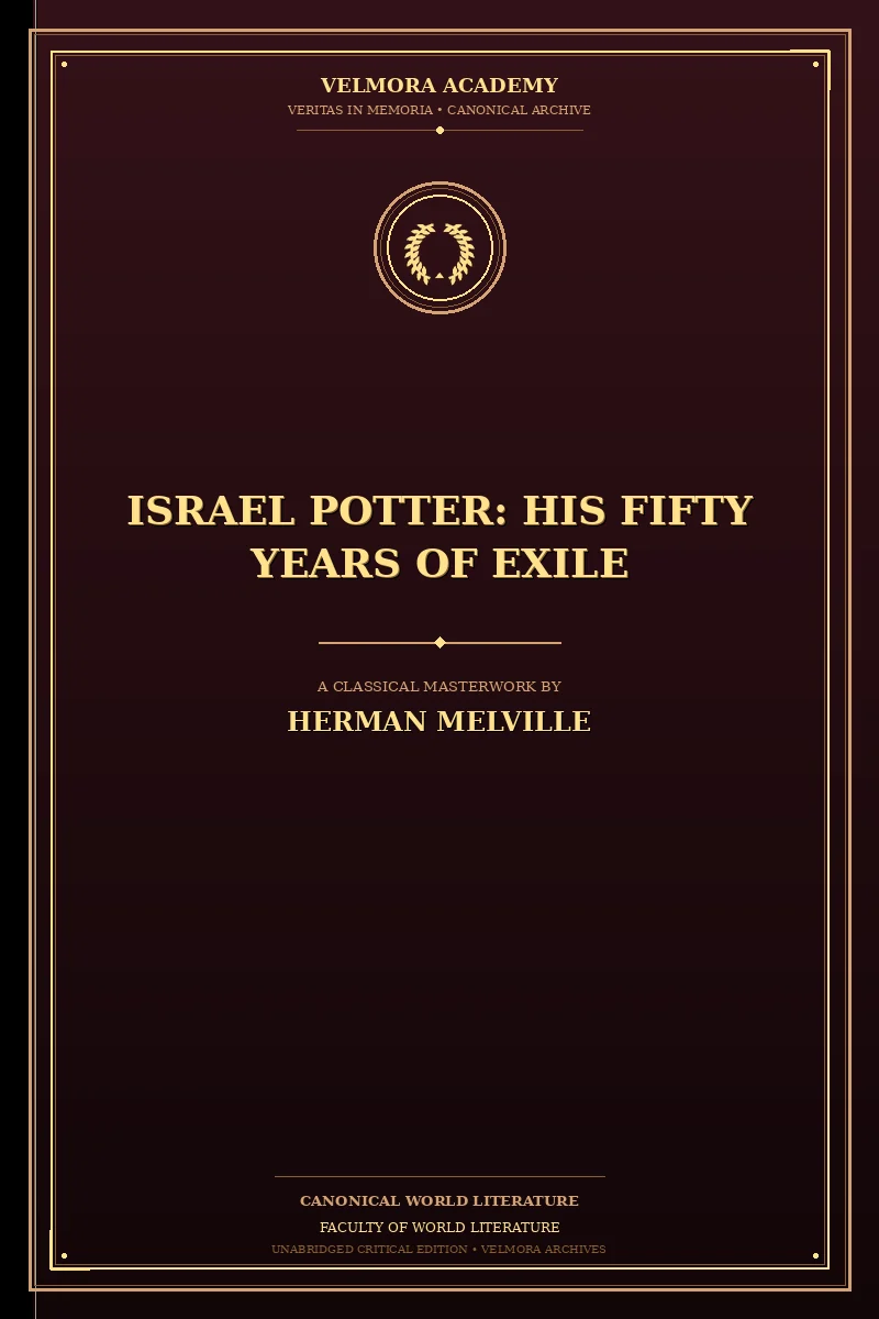 Cover of Israel Potter: His Fifty Years of Exile