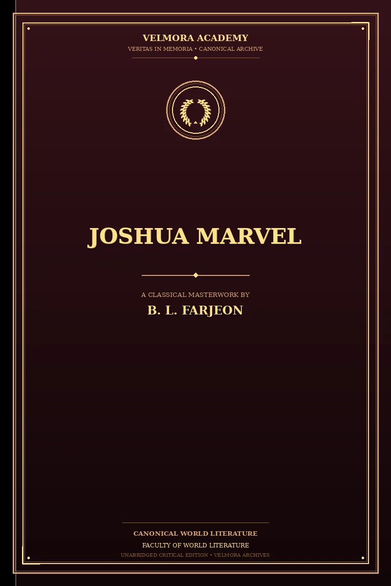 Cover of Joshua Marvel