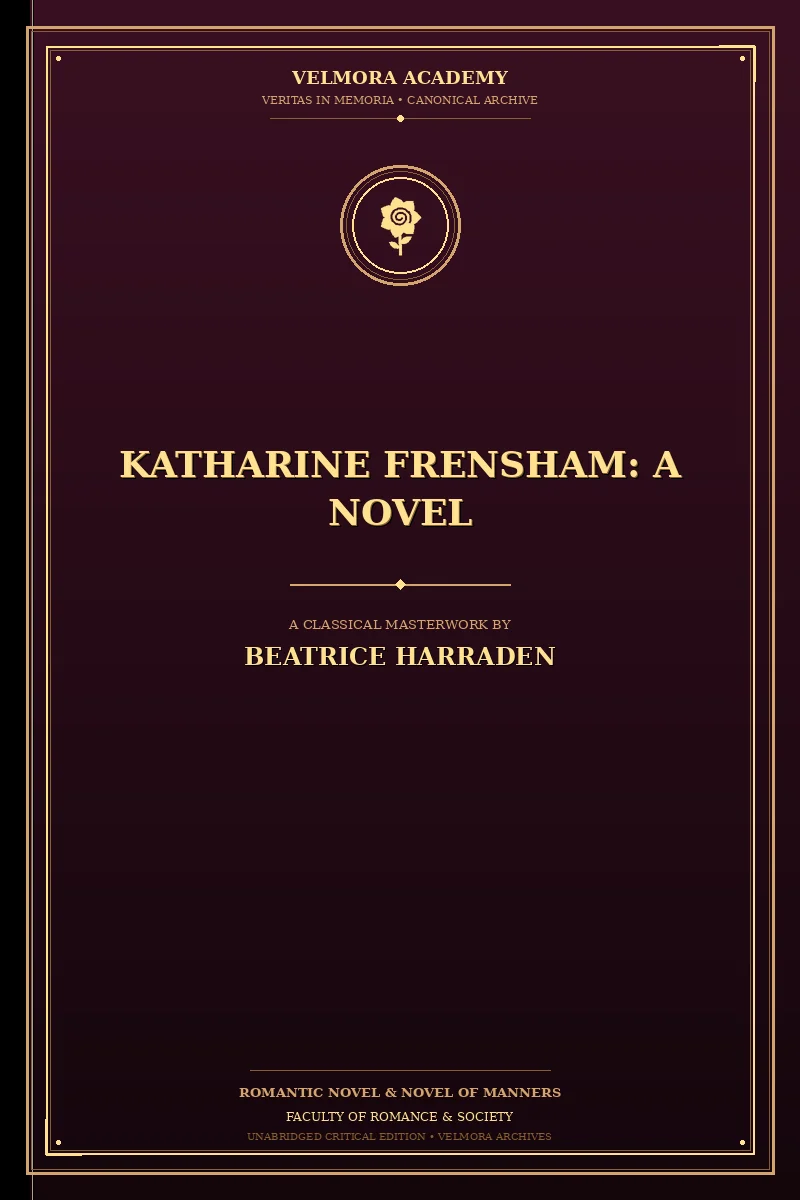 Cover of Katharine Frensham: A Novel