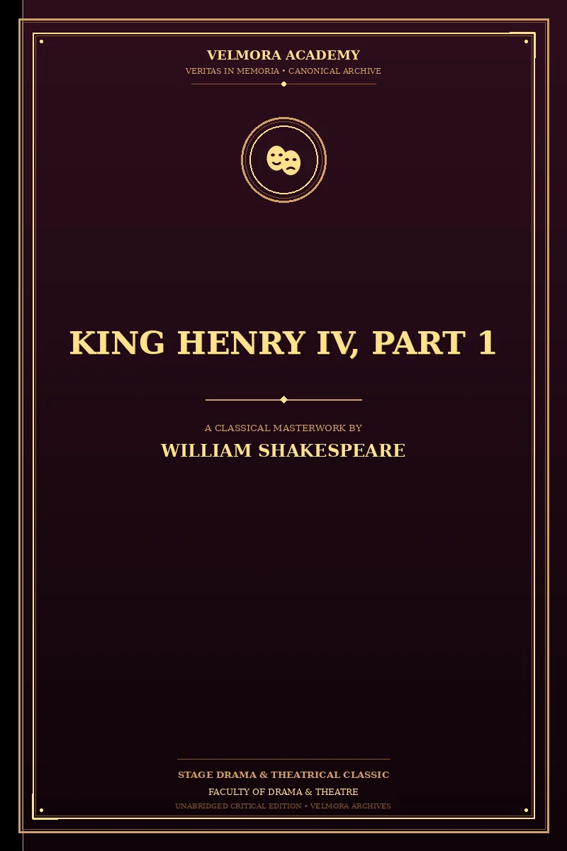 Cover of King Henry IV, Part 1
