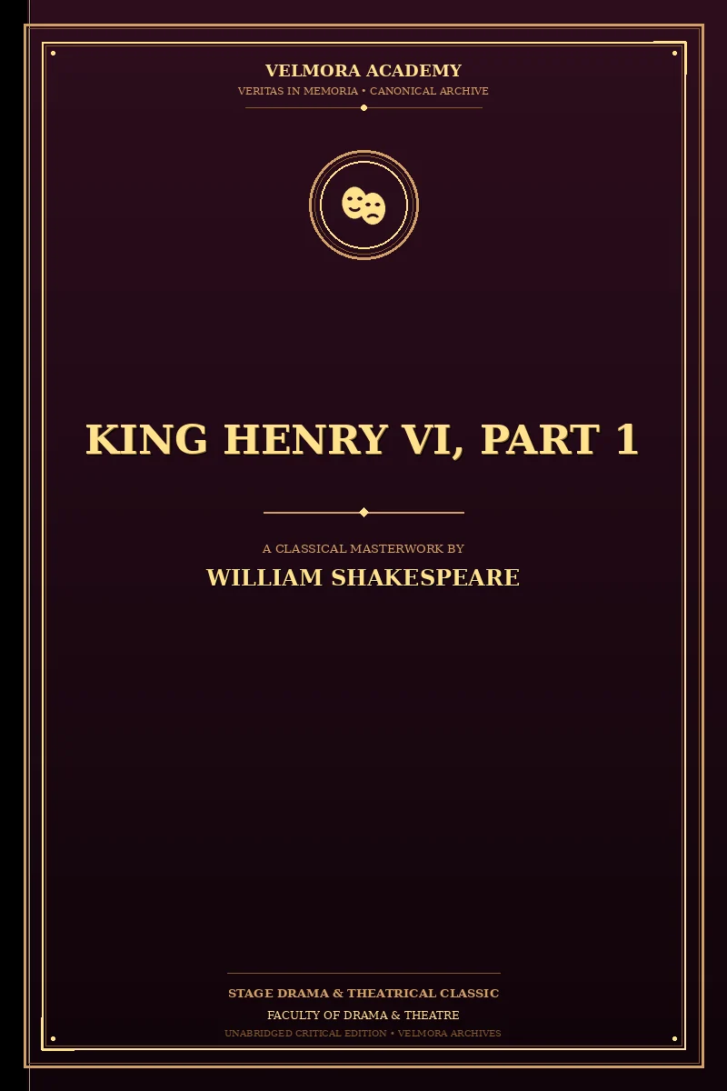 Cover of King Henry VI, Part 1