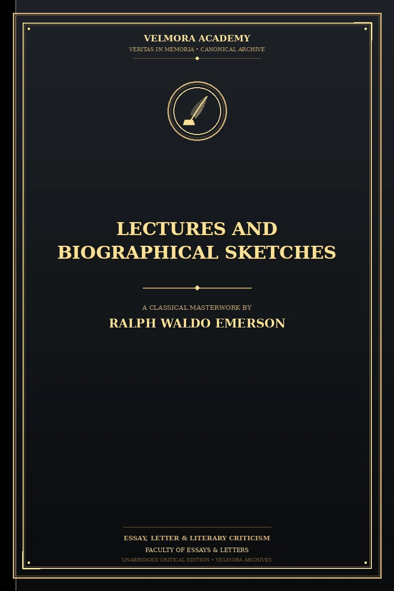 Cover of Lectures and biographical sketches