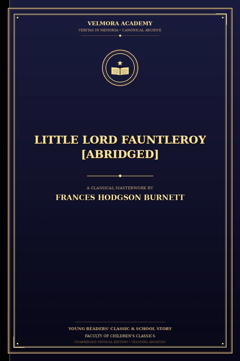 Cover of Little Lord Fauntleroy [Abridged]