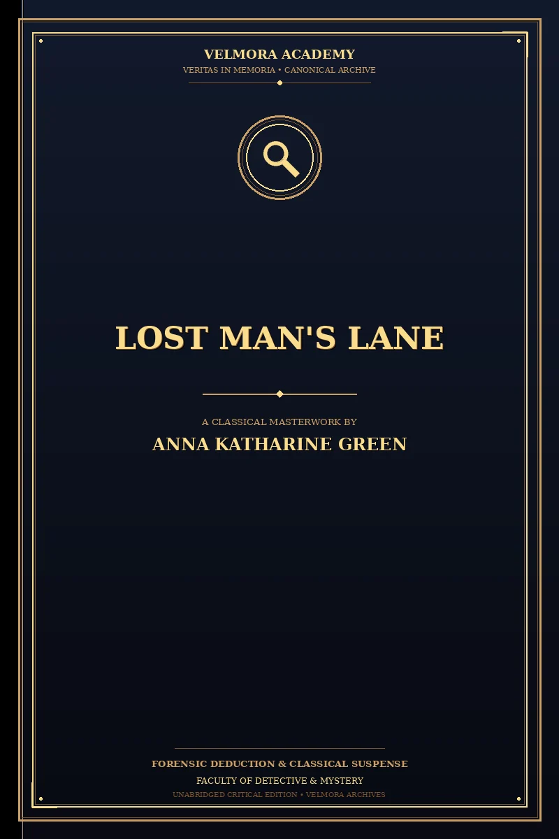 Cover of Lost Man's Lane