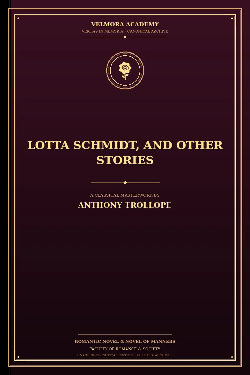 Cover of Lotta Schmidt, and Other Stories