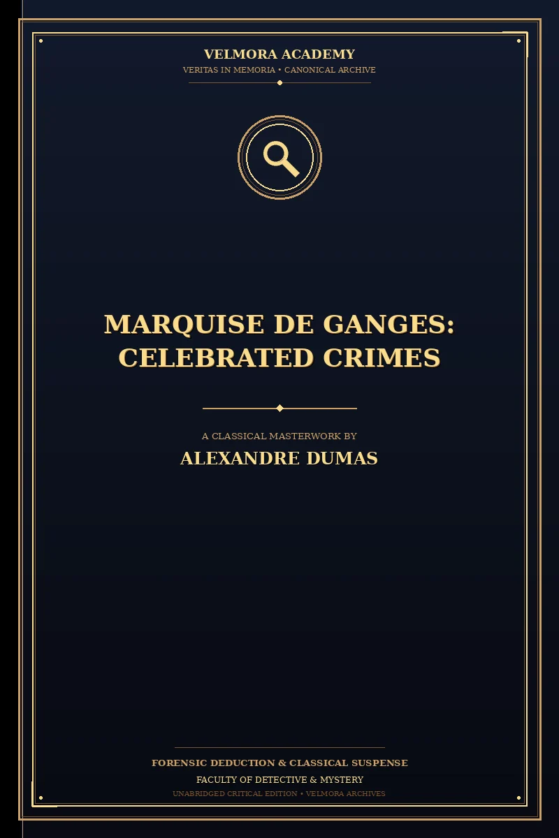 Cover of Marquise De Ganges: Celebrated Crimes