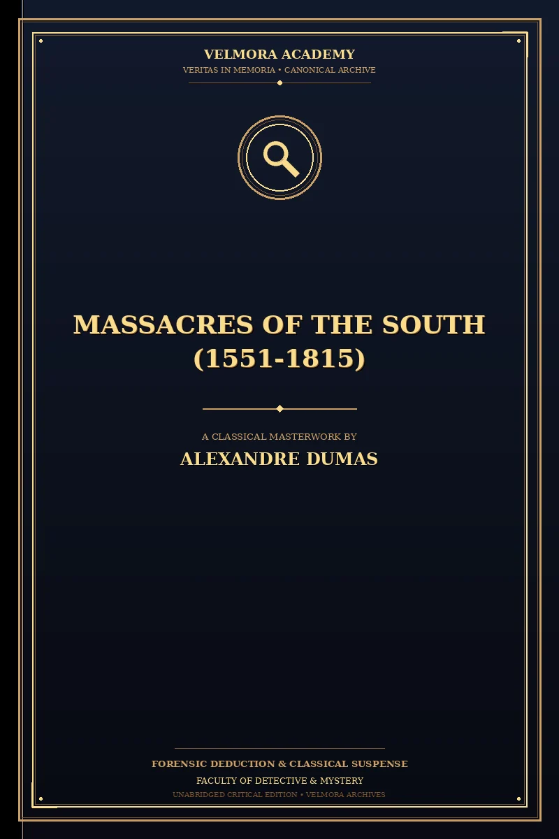 Cover of Massacres of the South (1551-1815)