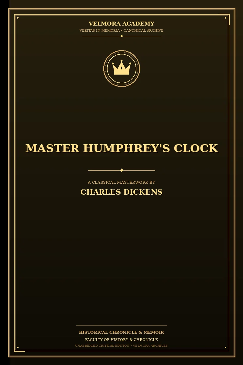 Cover of Master Humphrey's Clock