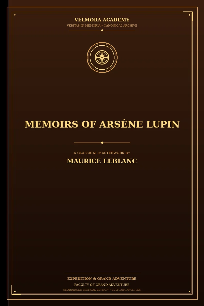 Cover of Memoirs of Arsène Lupin