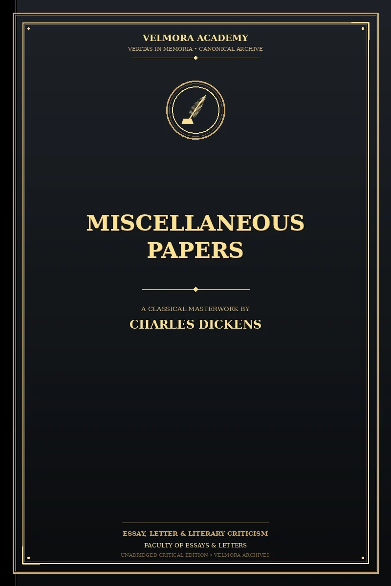 Cover of Miscellaneous Papers