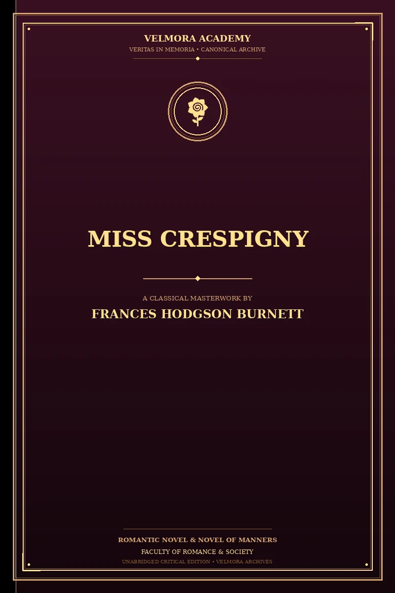 Cover of Miss Crespigny