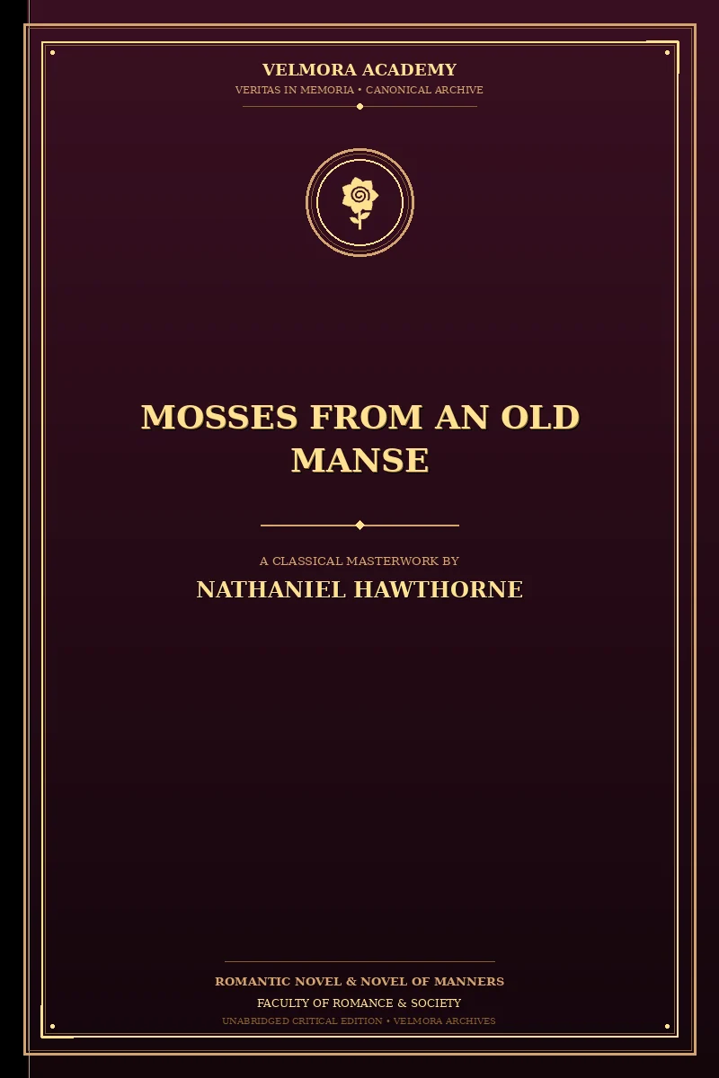 Cover of Mosses from an Old Manse