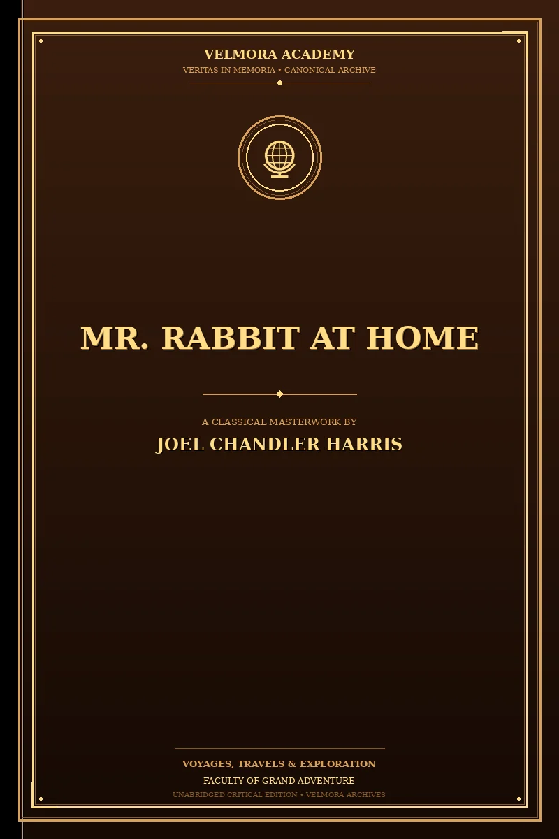 Cover of Mr. Rabbit at Home