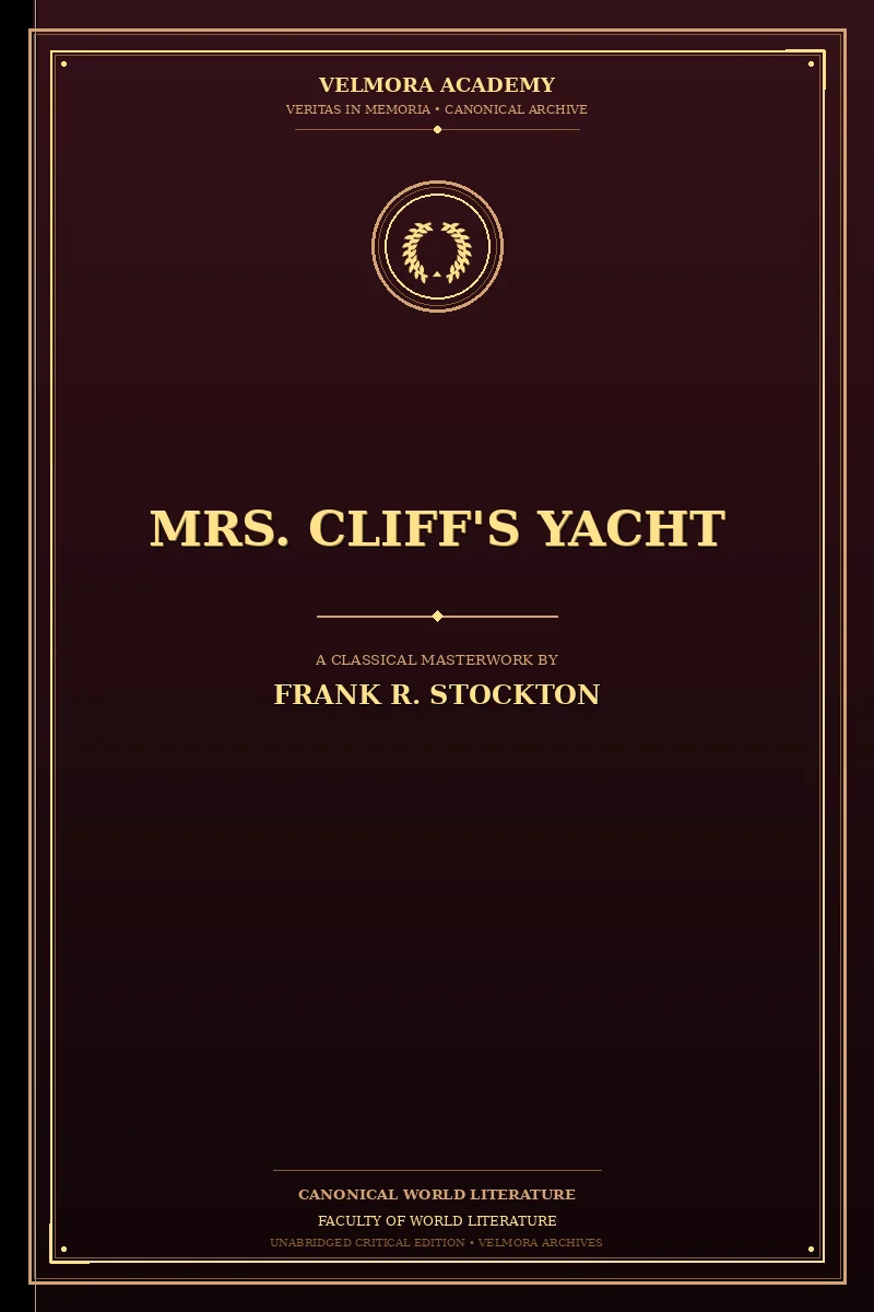 Cover of Mrs. Cliff's Yacht