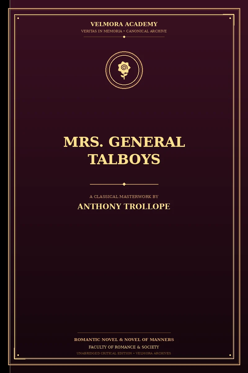 Cover of Mrs. General Talboys