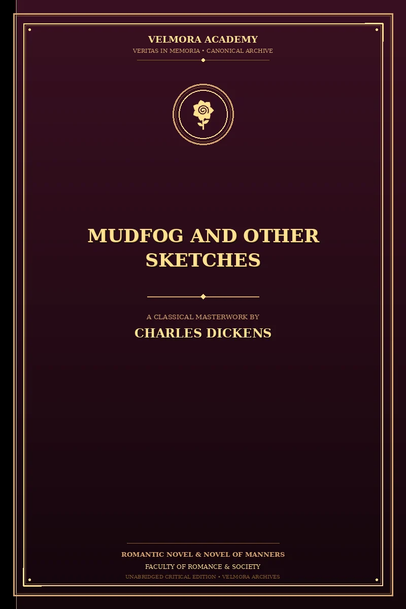 Cover of Mudfog and Other Sketches