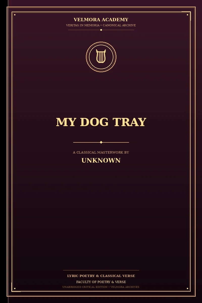 Cover of My Dog Tray