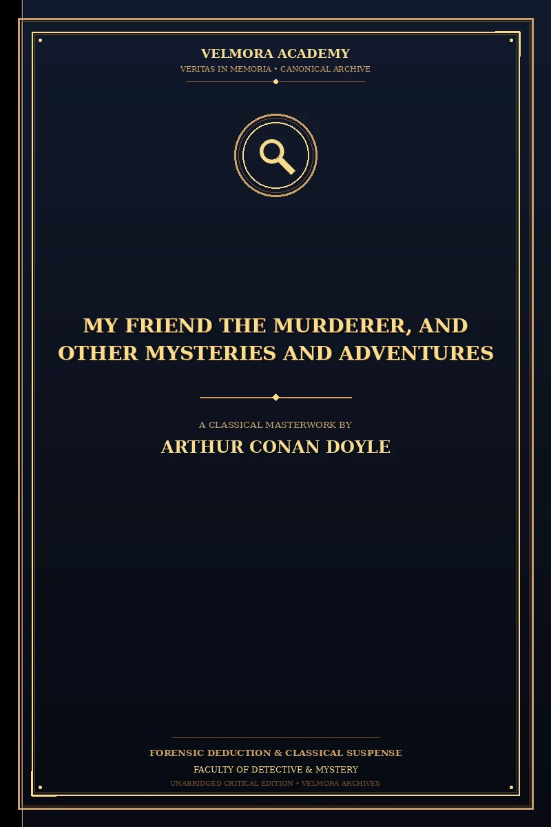 Cover of My friend the murderer, and other mysteries and adventures